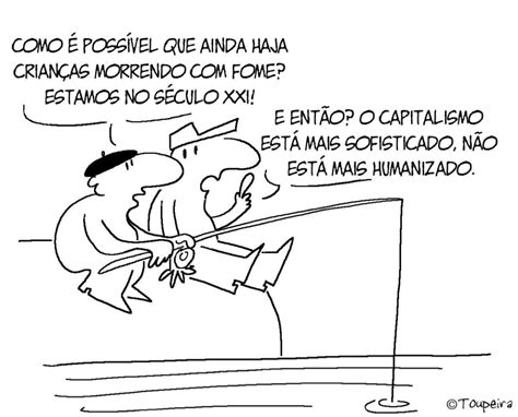 Charge Sobre O Capitalismo - Me expliquem essa charge sobre o capitalismo - brainly.com.br