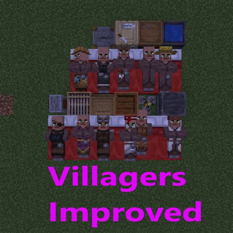 Images Villagers Improved Resource Packs Minecraft Curseforge