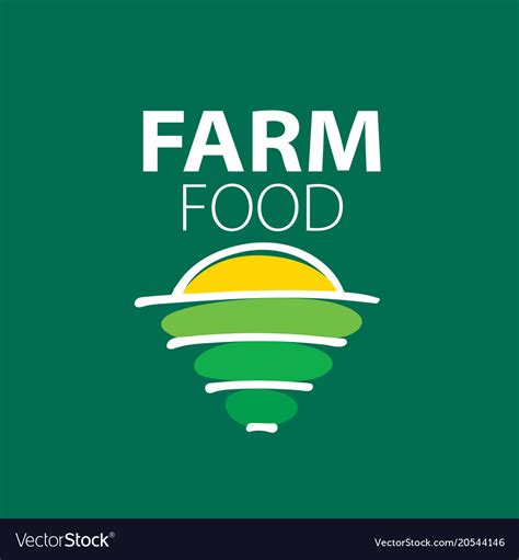 Logo farm food Royalty Free Vector Image - VectorStock