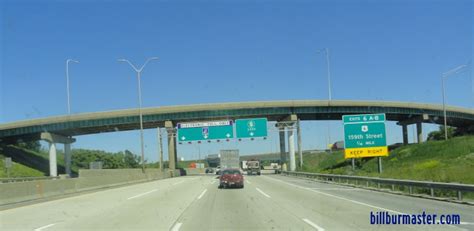 Lane Markers For The 163rd Street Toll Plaza On Nb I 294 June 2018