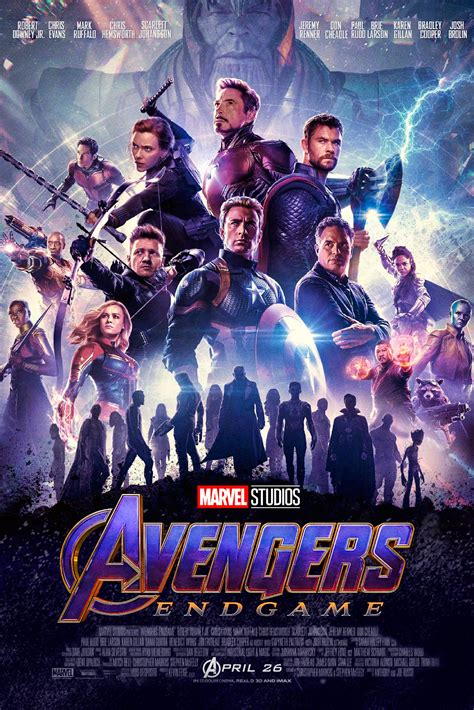 Marvel Spoiler Oficial Avengers Endgame International Poster Hd