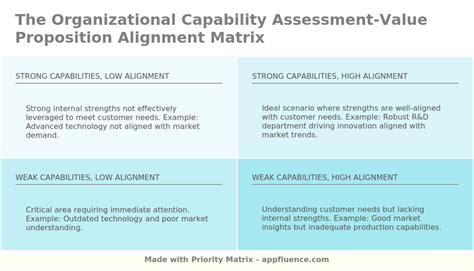 Organizational Capability Assessment Value Proposition Alignment Matrix [free Download]