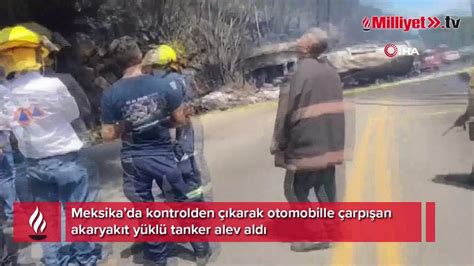 Meksikada kaza yapan benzin yüklü tanker alev aldı Dailymotion Video