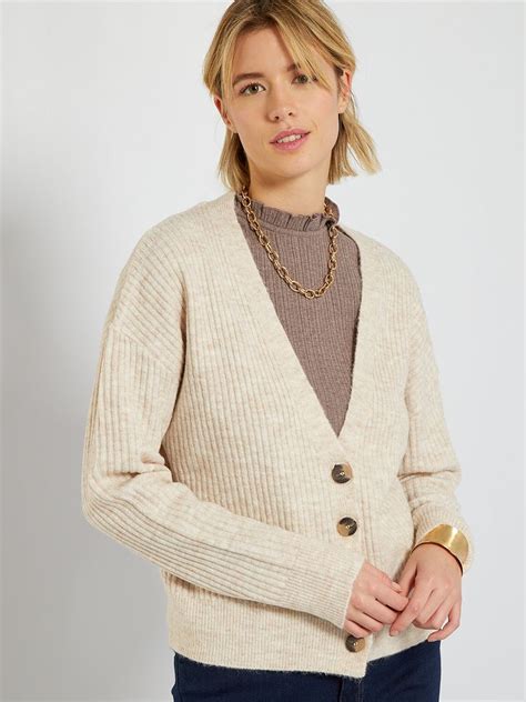 Chaqueta Corta Beige Kiabi