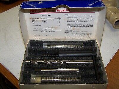 New Helicoil Metric Master Thread Repair Kit Size M X Part No