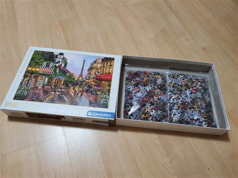 Clementoni High Quality Collection Puzzle Flowers in Paris 1000 Pieces ...