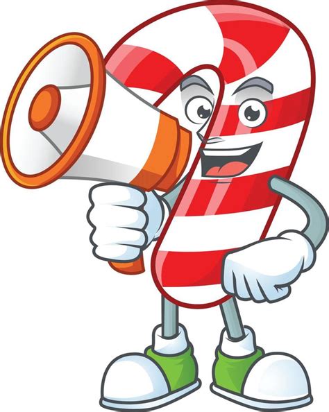 Christmas candy cane cartoon 19144392 Vector Art at Vecteezy