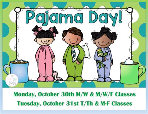 Kids Pajama Day Clip Art