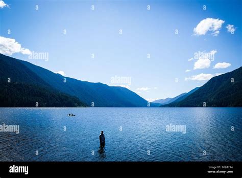 View Of Lake Crescent At Lake Crescent Lodge Washington State Olympic