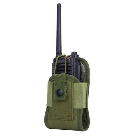 Portable D Tactical Molle Radio Walkie Talkie Pouch Waist Bag