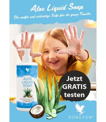 Produktmusterkarte ALOE LIQUID SOAP Menge 25 Stück