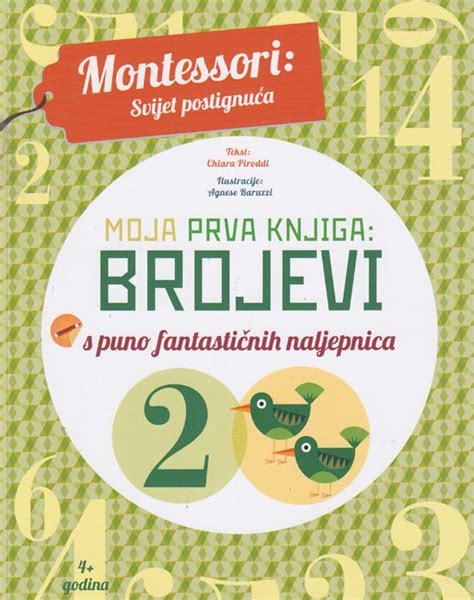 Montessori Moja Prva Knjiga Brojevi Chiara Piroddi Agnese Baruzzi