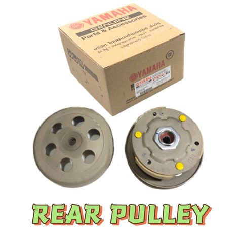 Yamaha Front Rear Pulley Set Timing V Belt Depan Belakang Pully Ego S