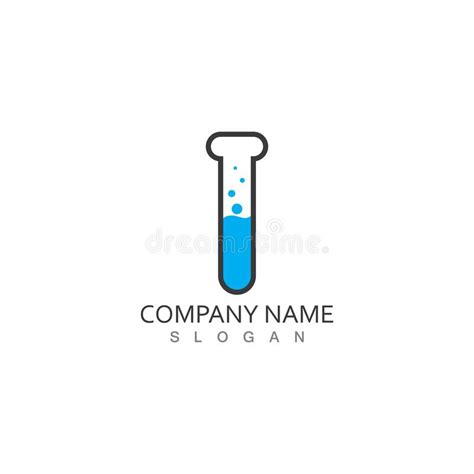 Health Medical Lab Logo Template Vector Illustration Stock Vector