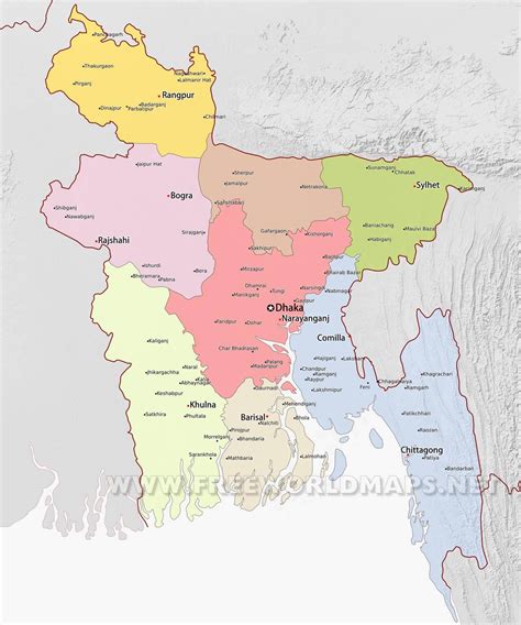 Bangladesh Political Map