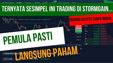 Belajar Trading Crypto Tanpa Modal Pemula Wajib Nonton Trading Di