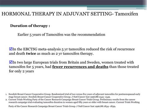 Hormonal therapy in breast cancer | PPT