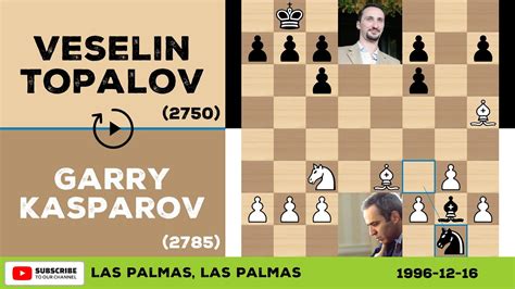 Garry Kasparov Vs Veselin Topalov Las Palmas Chess