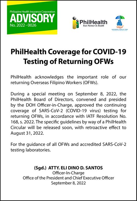 Philhealth On Twitter Read Philhealth Advisory No