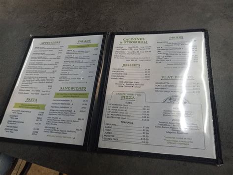 Menu at Main Street Pizza pizzeria, Kissimmee