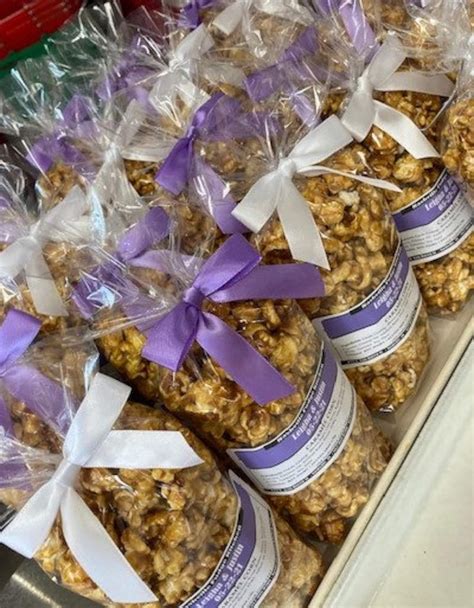 Custom Gourmet Popcorn Party Favor Bags Wedding Favor Popcorn Etsy