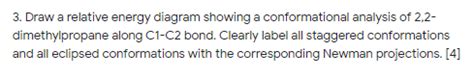 Solved Draw A Relative Energy Diagram Showing A Chegg