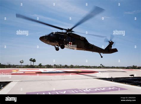 An Arizona Army National Guard Uh 60l Black Hawk Helicopter Assigned To