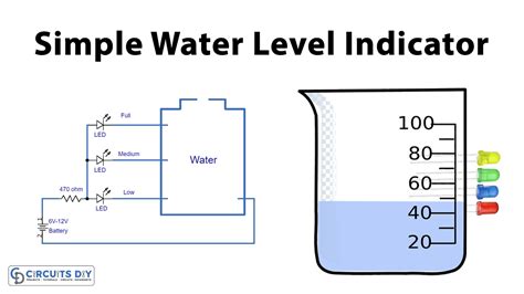 Water Level Indicator Circuit Diagram Using Bc547