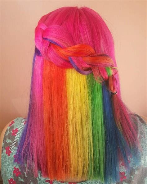 Hidden Rainbow Hair Transformation