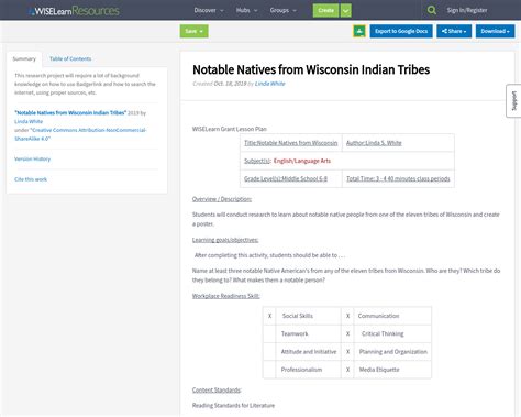 Notable Natives from Wisconsin Indian Tribes | WISELearn Resources