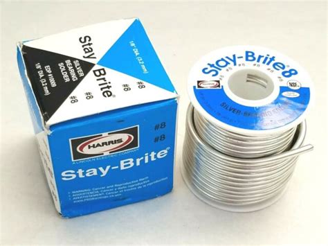 Harris Stay Brite Silver Bearing Solder Lb Spool Sb Ships