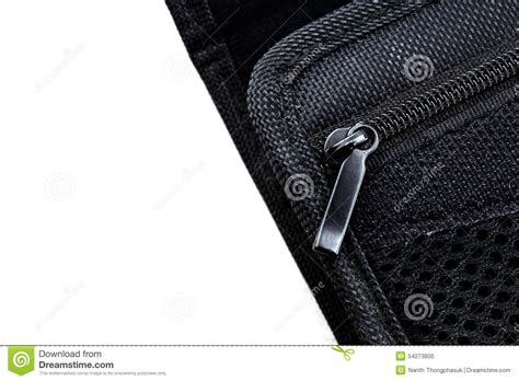 Zipper On Fabric Texture Royalty Free Stock Image