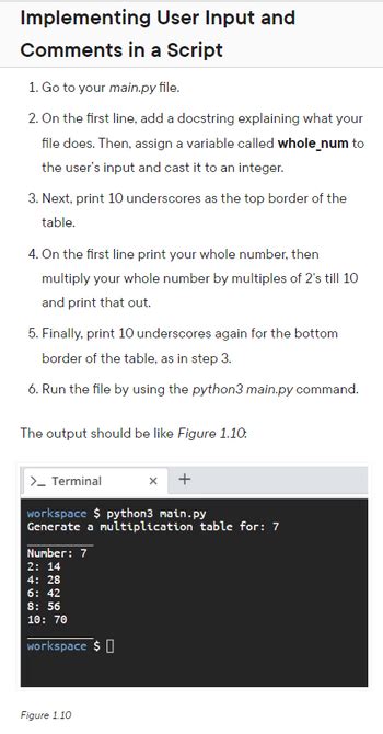 Answered Implementing User Input And Comments In… Bartleby