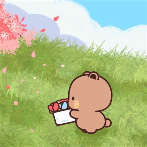 ๑•̀ㅂ•́ﾉ ♡ ʙᴇᴀʀ And ᴘᴀɴᴅᴀ Cute Love  Cute Cartoon Wallpapers Cute