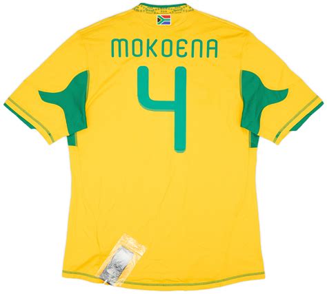 2009 11 South Africa Home Shirt Mokoena 4 L