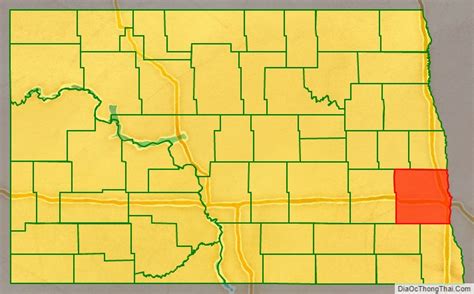 Map of Cass County, North Dakota