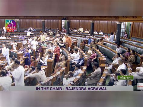 Lok Sabha Rajya Sabha Face Adjournments Opposition Insists On Pm