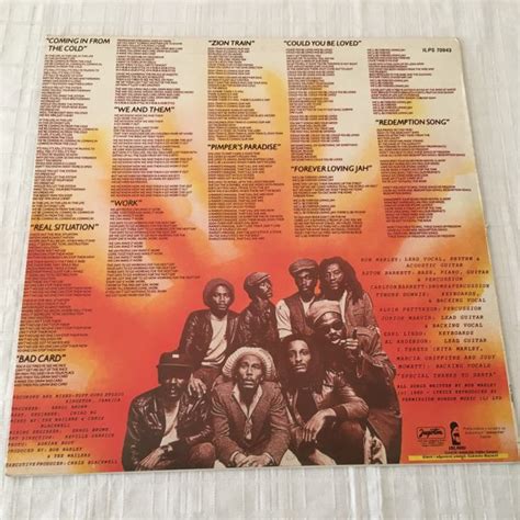 Bob Marley The Wailers Uprising Lp