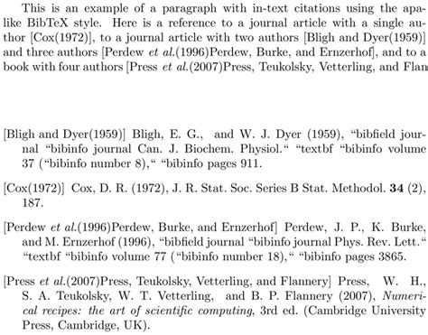 Bibtex Apsrmp4 1 Bibliography Style Examples