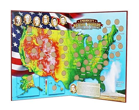 Natural Wonders America's National Park Quarters Collection Map | WantItAll