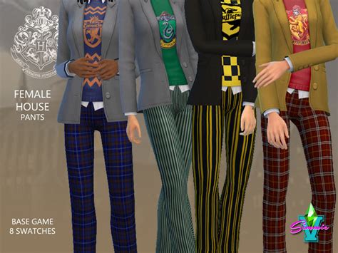 The Sims Resource - Hogwarts Female House Pants