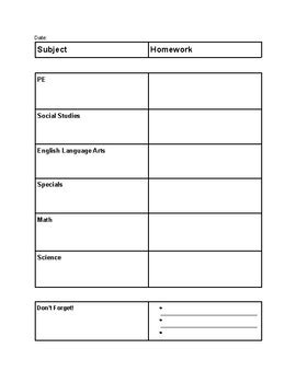 Assignment Notebook/ Planner by Francesca Strolia | TPT