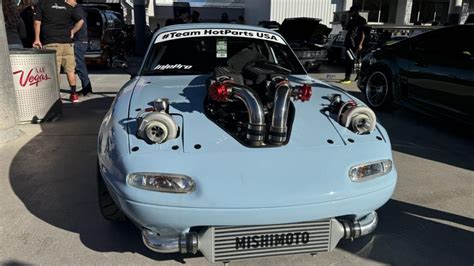 The Lamborghini Engine Mazda Miata At Sema Is A Big Lie The Autopian