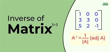 Inverse Of 3x3 Matrix Formula Examples And Determinant