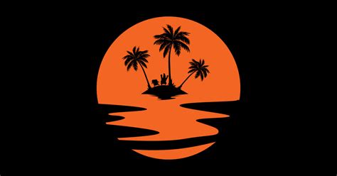 Sunset On Bikini Bottom Spongebob Squarepants Sticker Teepublic