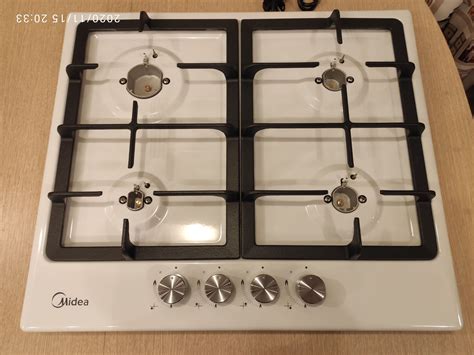 Газовая варочная панель Midea MG606W — купить в интернет-магазине ...