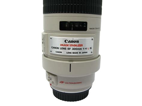 Canon Ef 300mm F4 L Is Usm Telephoto Prime Film Era Lens Ebay