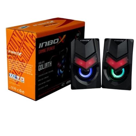 Jual SPEAKER GAMING RGB INBOX GS 01 GOLIATH GS 01 SPEAKER PC USB RGB