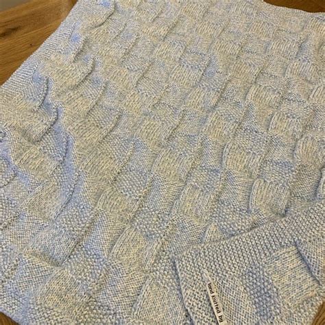 Baby Blanket Knitting Pattern Easy Baby Blanket Pattern In Englisch