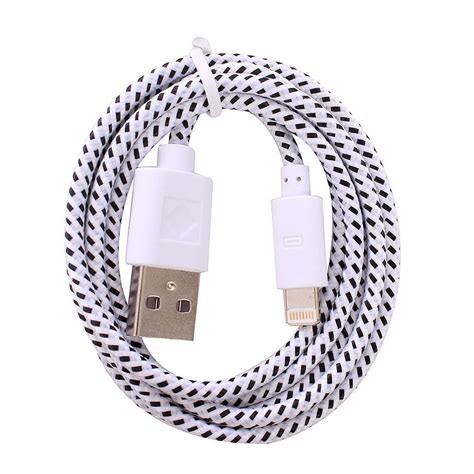 Cabo USB Para IPhone Revestido Em Nylon 1 Metro Atacado Compre Agora